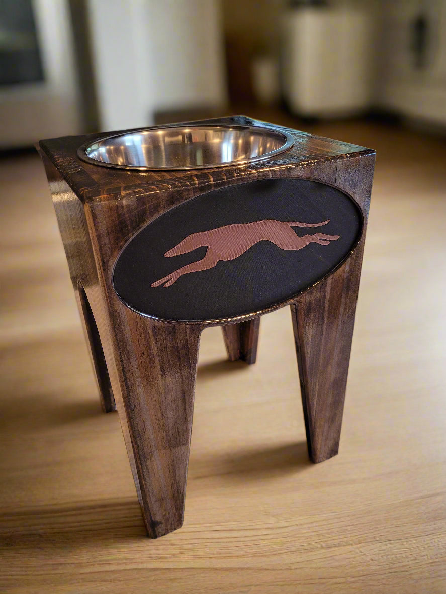 Dog Dish Stand, Tall, 1 Place