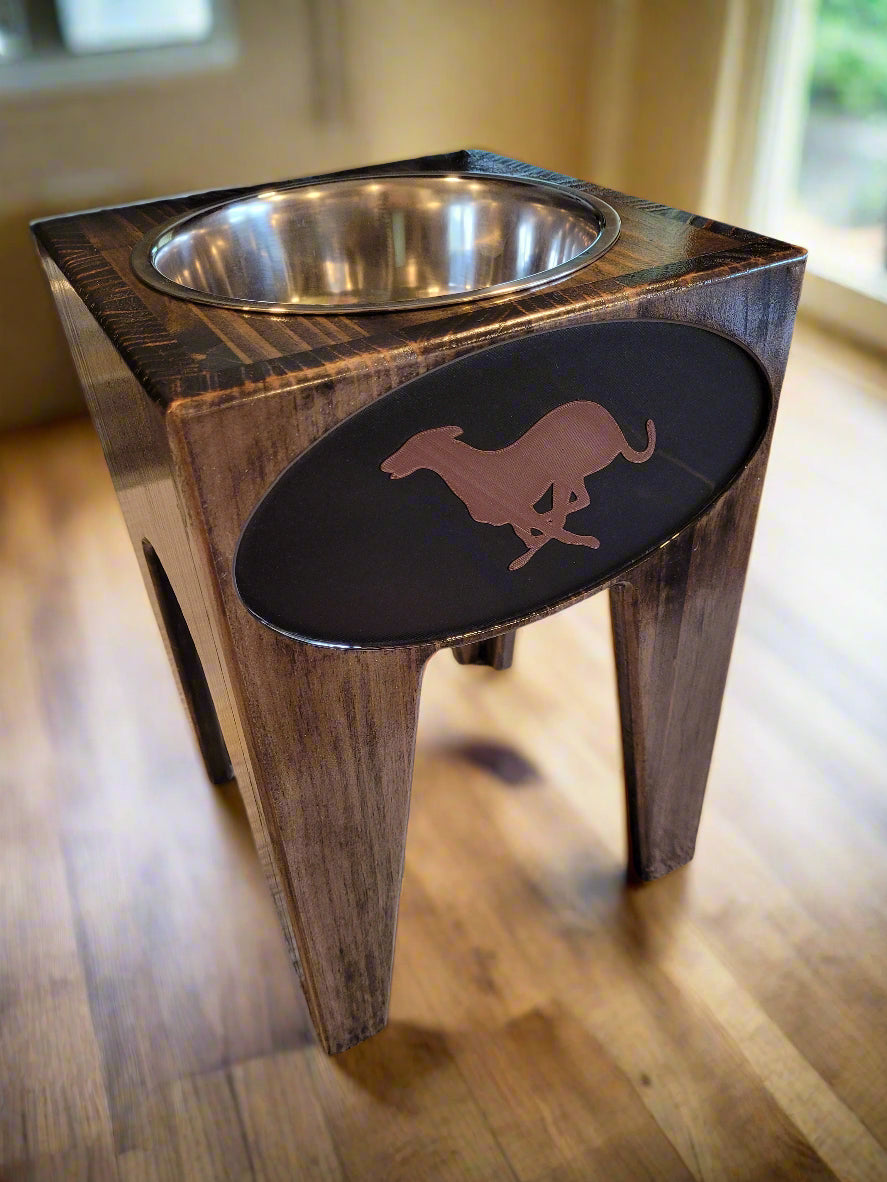 Dog Dish Stand, Tall, 1 Place