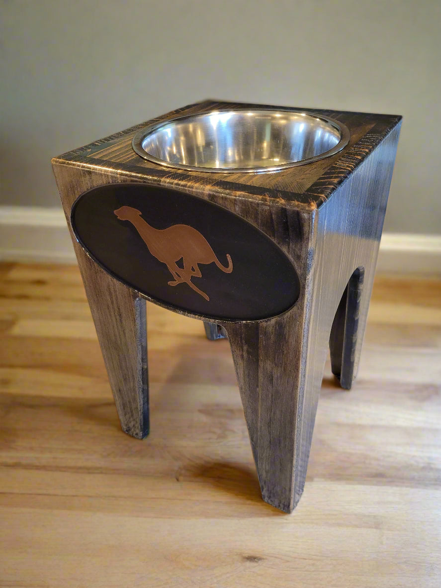 Dog Dish Stand, Tall, 1 Place