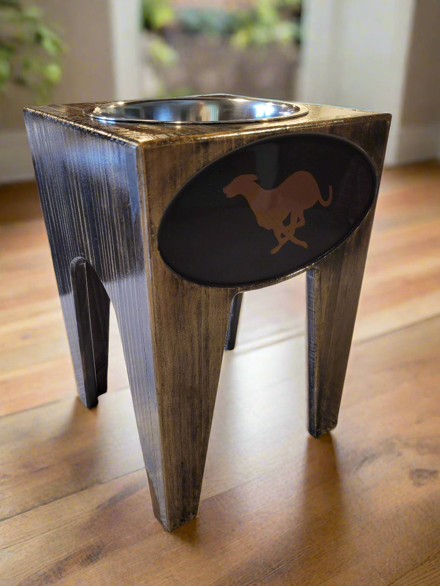 Dog Dish Stand, Tall, 1 Place