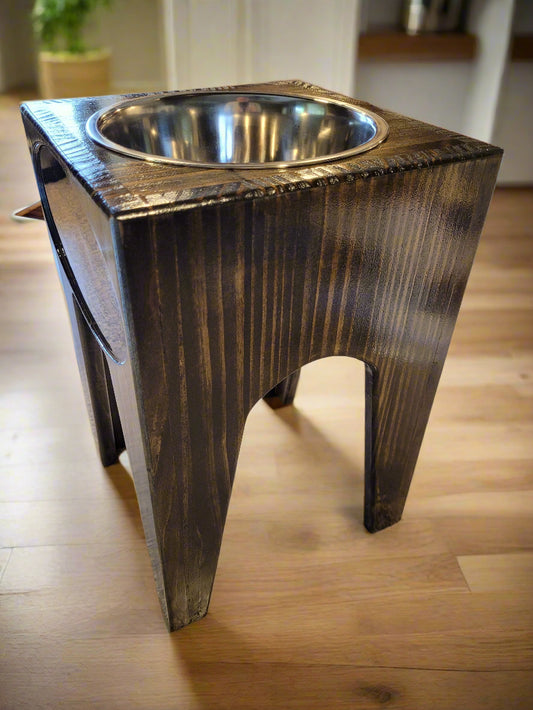 Dog Dish Stand, Tall, 1 Place
