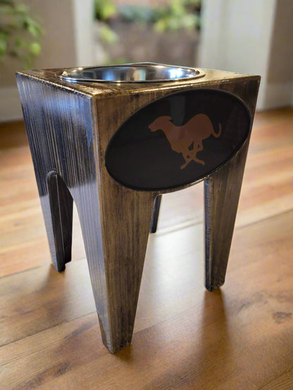 Dog Dish Stand, Tall, 1 Place