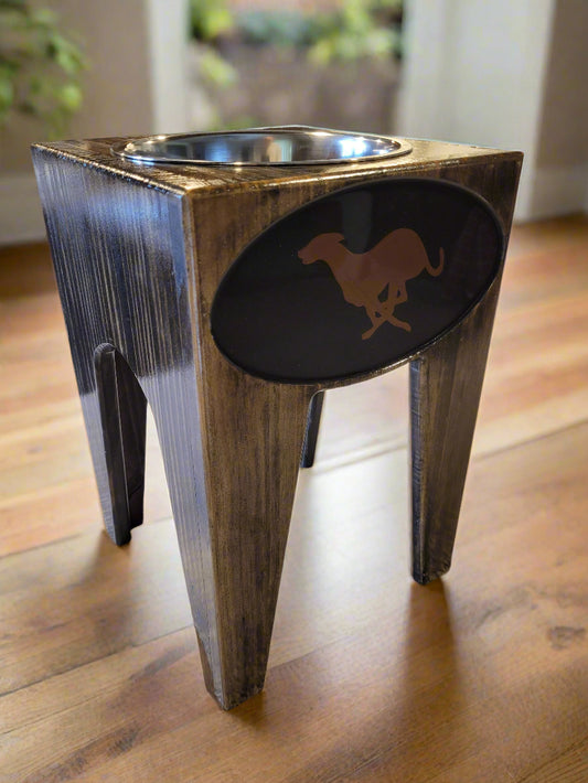 Dog Dish Stand, Tall, 1 Place